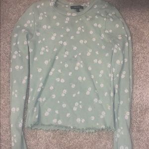 Long sleeve floral shirt